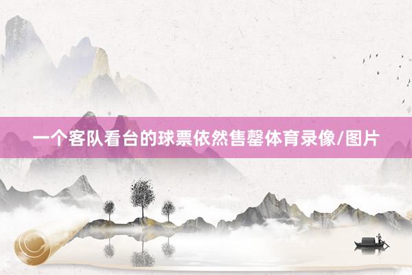 一个客队看台的球票依然售罄体育录像/图片